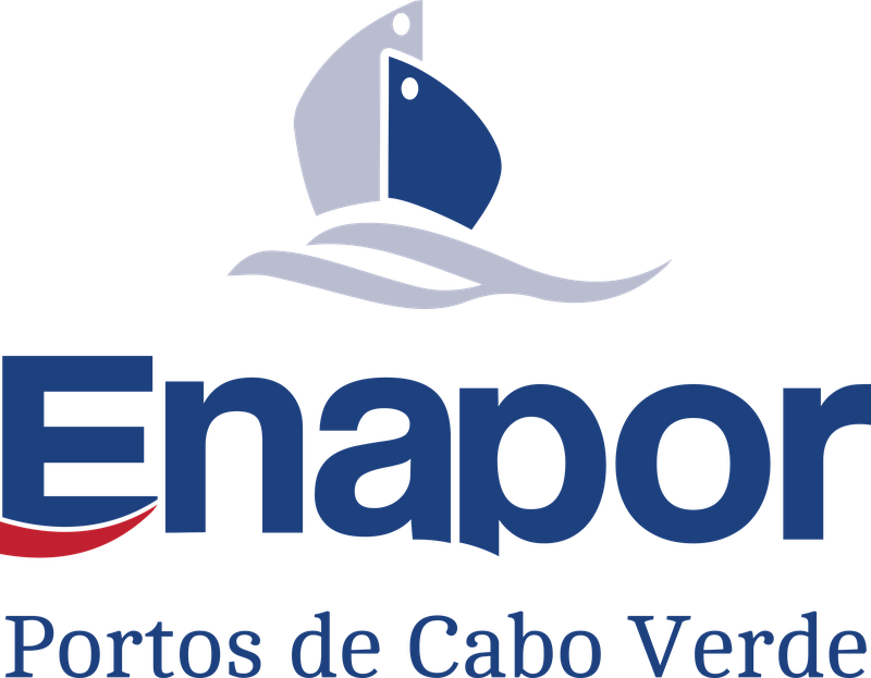 Logótipo ENAPOR - Portos de Cabo Verde